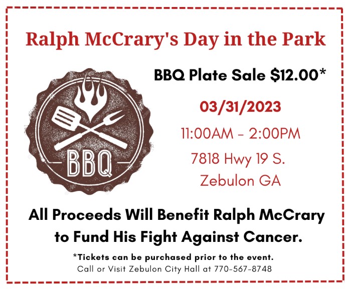 Ralph McCrary Fundraiser
